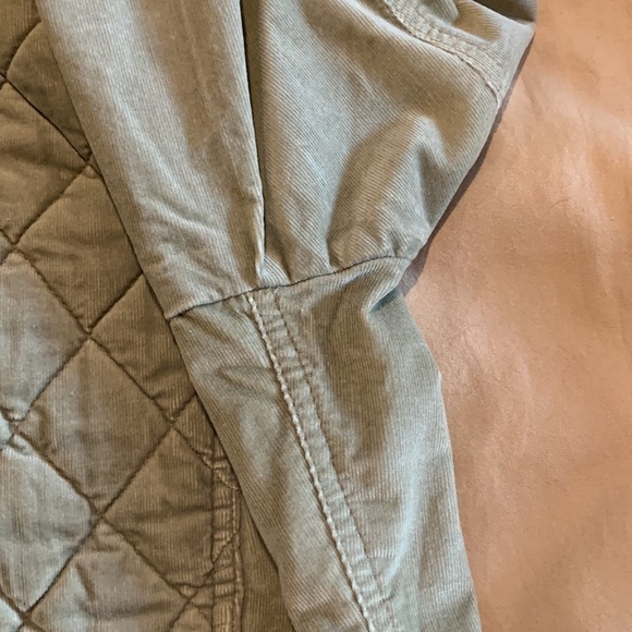 Cathy Daniels Green Corduroy Fill Zipper Jacket Size Large - Picture 10 of 14